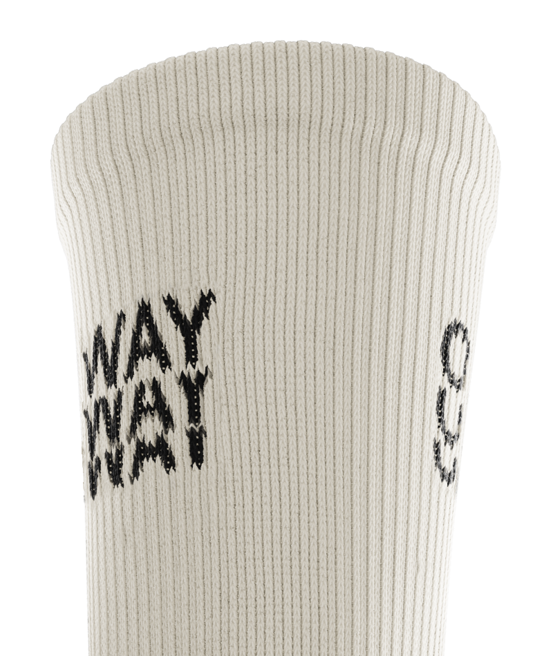 Core Off White Athletic Crew Socks - Image 6