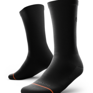 Flagship Black Athletic Crew Socks