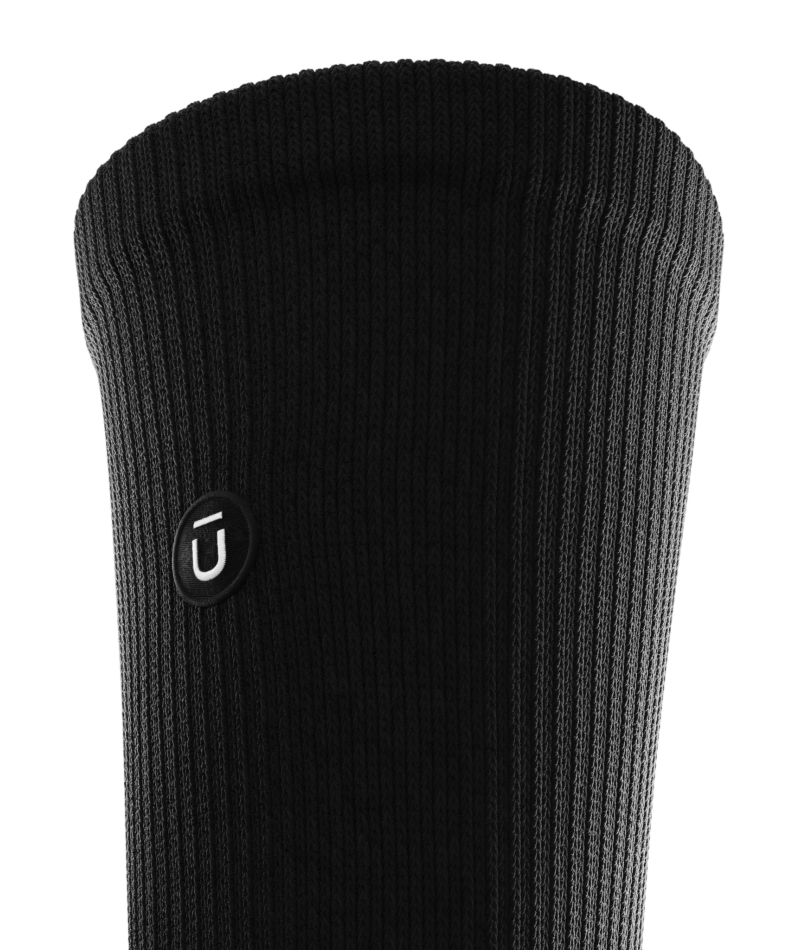 Flagship Black Athletic Crew Socks - Image 6
