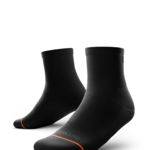 Flagship Black Athletic Quarter Socks