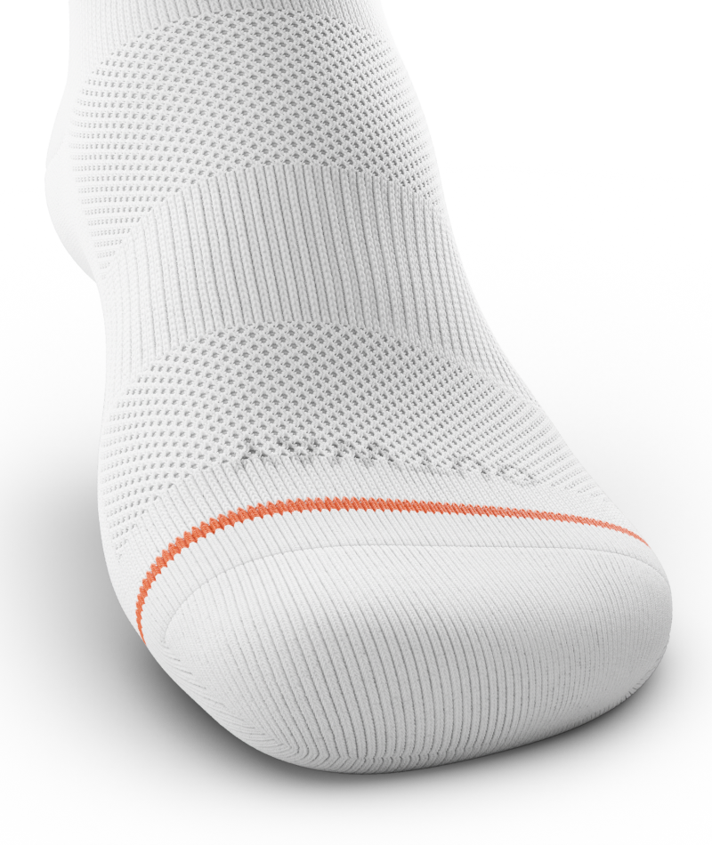 Flagship White Athletic Crew Socks - Image 4