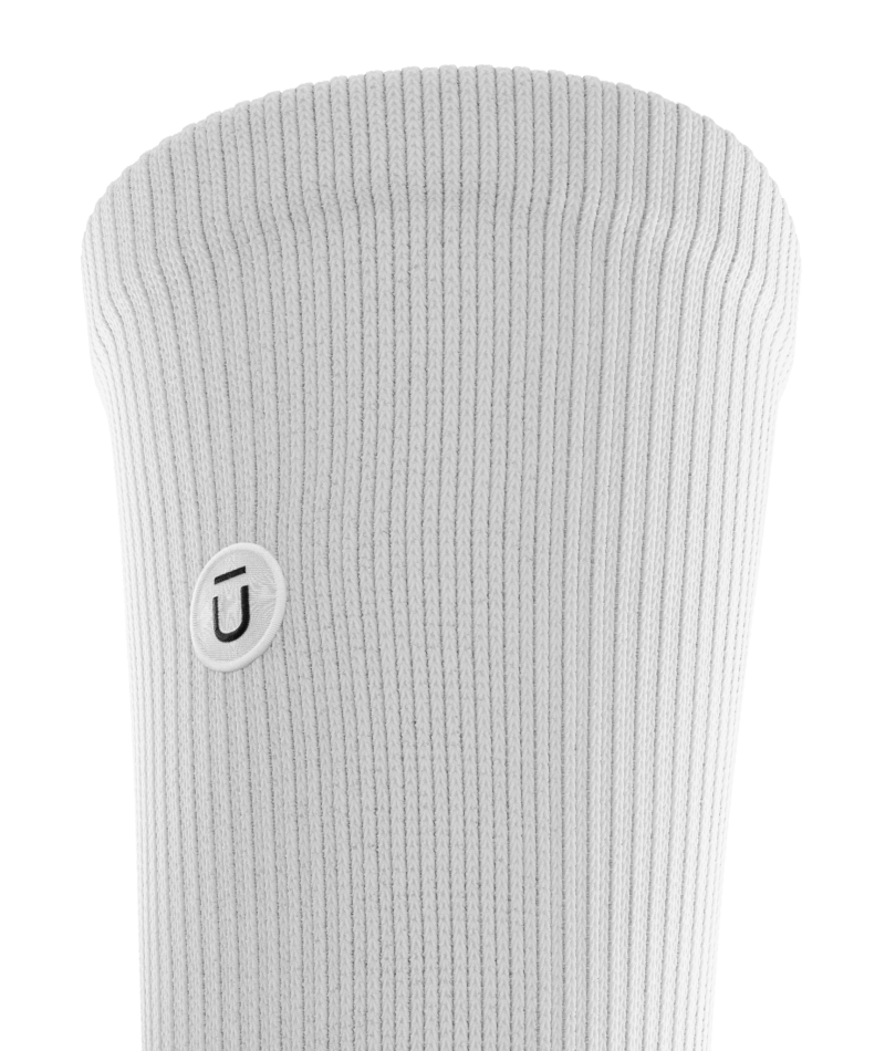 Flagship White Athletic Crew Socks - Image 6