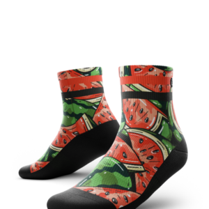 Melon Crush Athletic Quarter Socks