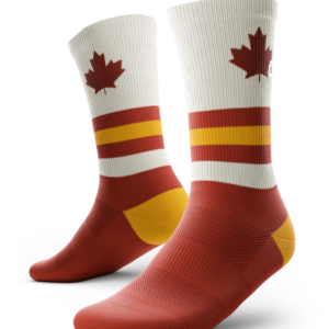 Retro Canada Athletic Crew Socks