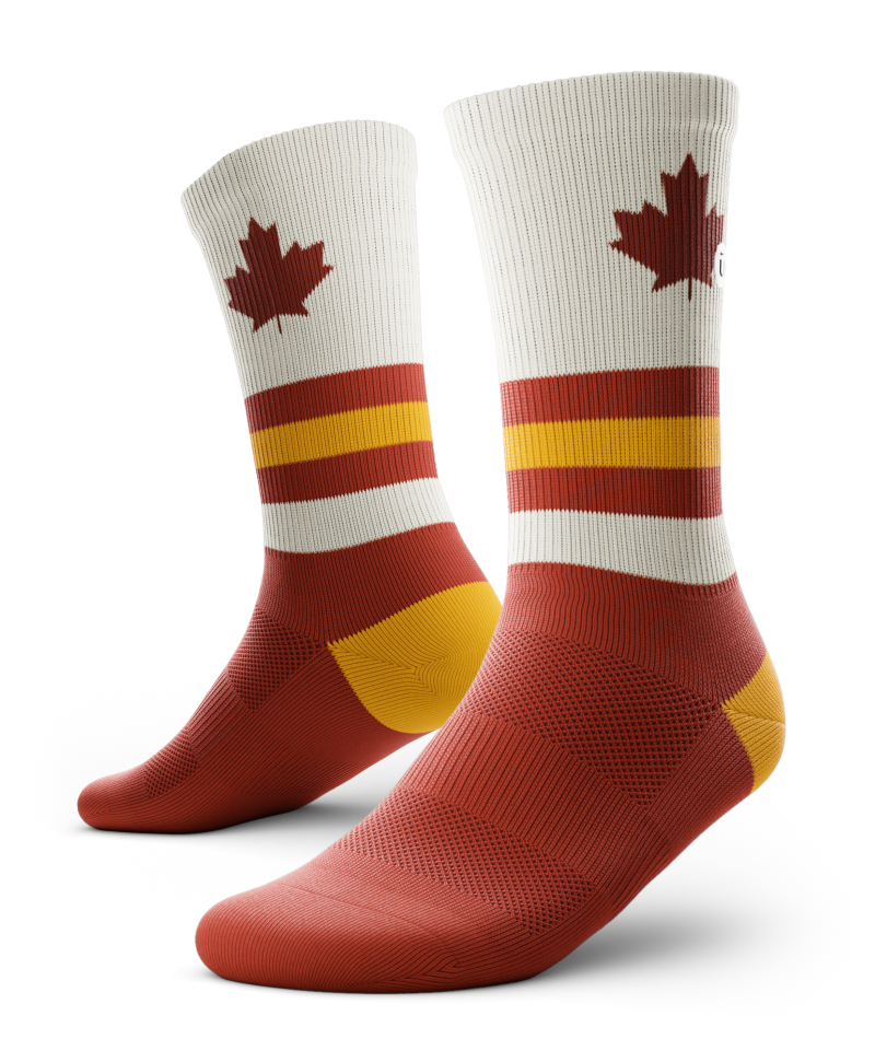 Retro Canada Athletic Crew Socks
