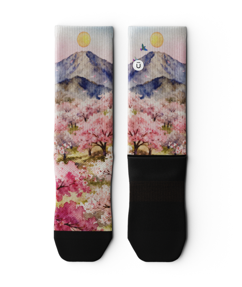 Sakura Athletic Crew Socks - Image 2