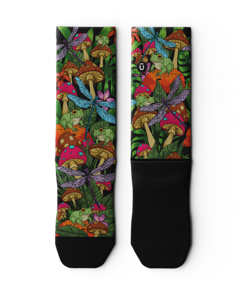 Unfrog-ettable Forest Athletic Crew Socks - Image 2