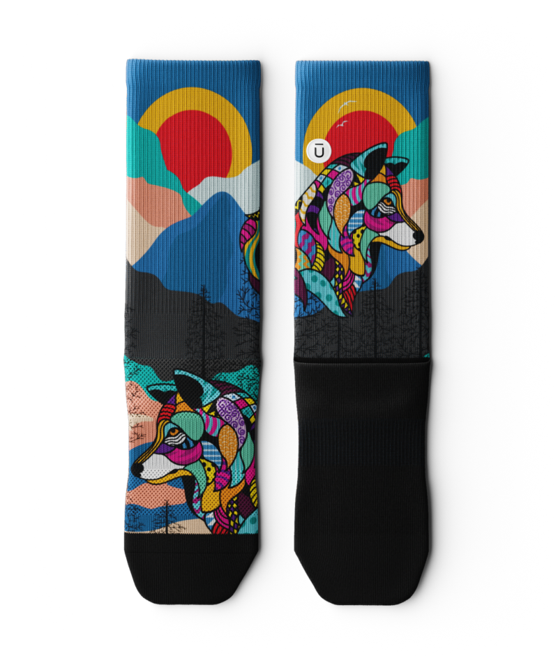 Wild Grid Athletic Crew Socks - Image 2