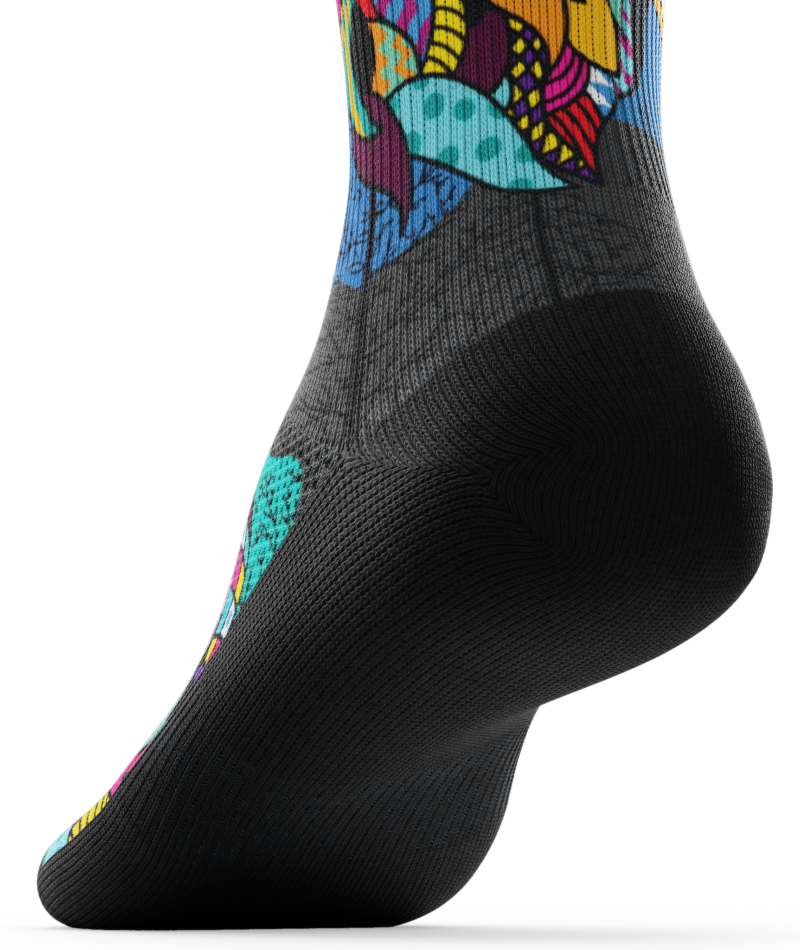 Wild Grid Athletic Crew Socks - Image 3