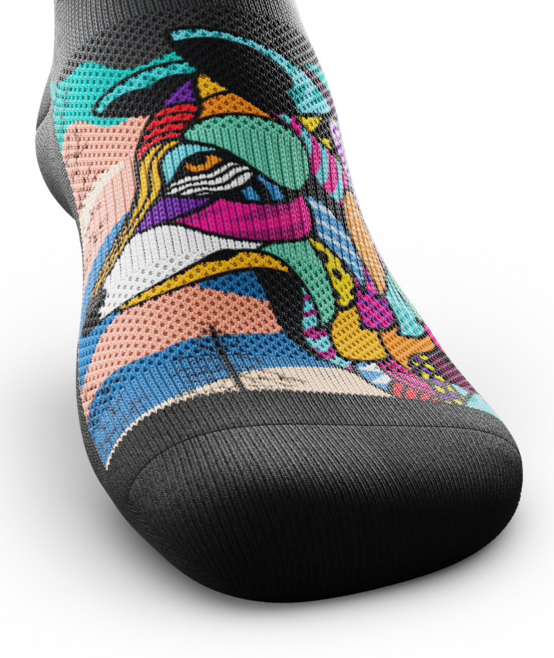 Wild Grid Athletic Crew Socks - Image 4