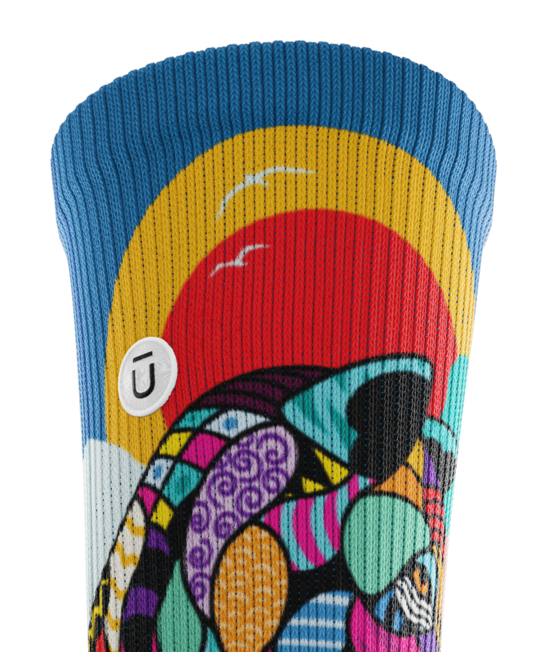 Wild Grid Athletic Crew Socks - Image 6