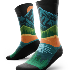Alpenglow Athletic Crew Socks