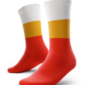 Candy Corn Athletic Crew Socks