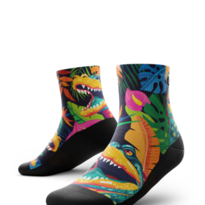 Crocs in Tropics Athletic Quarter Socks
