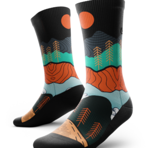 Nightfall Valley Athletic Crew Socks